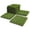 8 Buckle Lock Tile-Green-12"x12"/12 Piece, variant on Interlocking Grass Tiles 12 X 12 Inch Self-draining Artificial Squares For Patio Balcony U Shape Buckle System 6 Pack