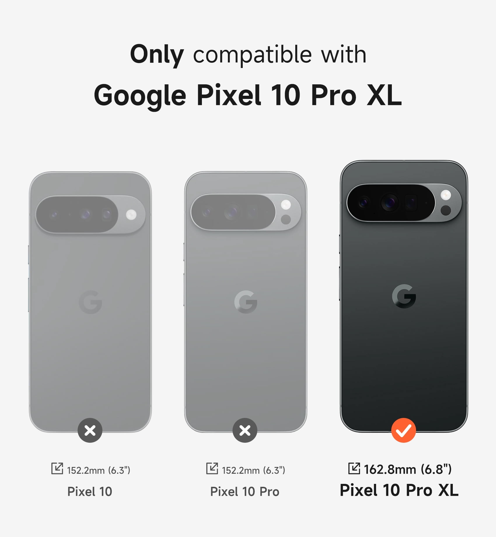 Suritch for Google Pixel 10 Pro XL Phone Case, Magnetic Shockproof Protective Cover with Camera Cover and Adjustable Metal Kickstand, Black