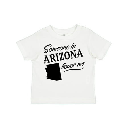 

Inktastic Someone in Arizona Loves Me Gift Toddler Boy or Toddler Girl T-Shirt