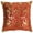 Crimson Velvet/Gold Foil Applique, variant on Blazing Needles Paisley Scaled Throw Pillows in Crimson