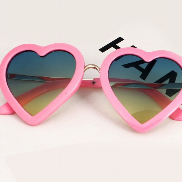 Gafas de sol con forma de corazón para niños Gafas de sol decorativas para bebés Gafas de sol con forma de corazón para niños y niñas Gafas de sol con forma de corazón para niños