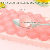 Yika Clearance Ice Cube Trays Round Ice Box Ice Plastic With Cover Ice Ice Maker Homemade Ice Box Refrigerator Ice Box