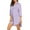 Purple, variant on ZZwxWA Women's V Neck Swimsuits Three Square Irregular Swimwear Solid Color Smooth Cover Ups 2025 Bikinis Beachwear