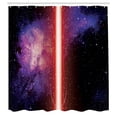 thumbnail image 3 of Ambesonne Galaxy Shower Curtain, Space Theme, 69"Wx70"L, Black, 3 of 5