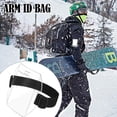 thumbnail image 4 of 5 Pack Arm Badge Holder Card ID Armband with Black Adjustable Elastic Strap Fastener Clear Plastic Name Tag, 4 of 8