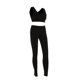 thumbnail image 3 of Mujer Fitness Bra Top Chaleco Pantalones Medias deportivas Compresión Entrenamiento Yoga Traje (L), 3 of 8