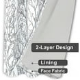 thumbnail image 5 of DriftAway Tree Branch Botanical Pattern Painting Blackout Room Darkening Thermal Insulated Grommet Lined Window Curtains 2 Panels 2 Layers, 5 of 6