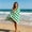 Green, variant on Stripe Beach Towel - Microfiber Beach Towel Sand Free Quick Dry Swim Pool Towel - 40x70inch Lightweight Travel Bath Towel, Camping