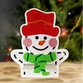 thumbnail image 4 of Soporte para escritorio Cgtredaw con pintura diamantes regalo para Niñas muñeco Nieve Navidad, 4 of 9