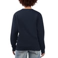 thumbnail image 2 of Women's G-III 4Her by Carl Banks Navy New York Yankees Team Logo Fleece Pullover Sweatshirt, 2 of 4