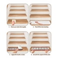 thumbnail image 5 of Lake Rules Stair Treads for Wooden Steps Indoor Runner Rug Carpet, Red Green Brown Paddle Striped Rudder Wooden 10 Pieces Peel and Stick Staircase Step Treads Covers Washable Throw Door Mats, 30"x8", 5 of 6