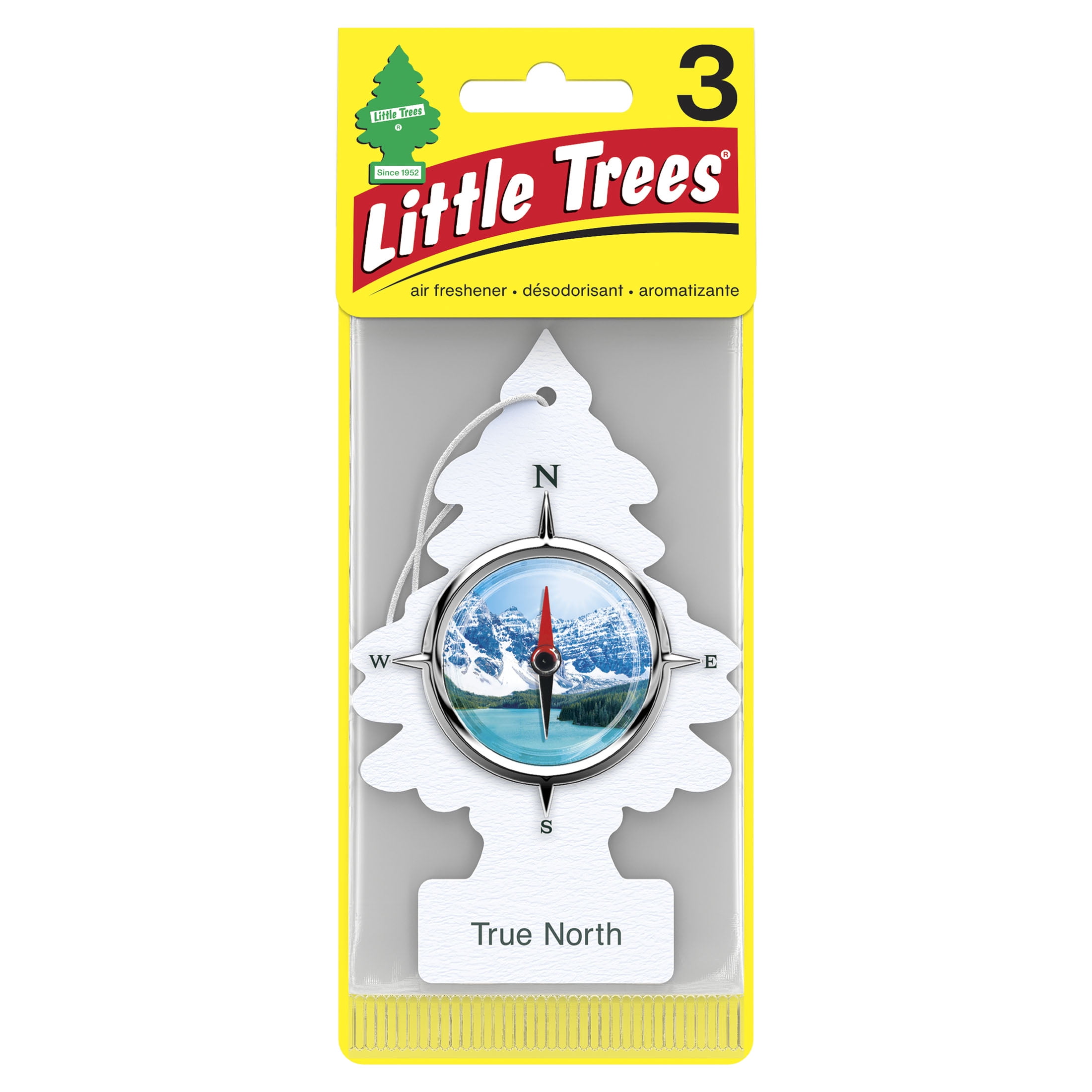 LITTLE TREES True North Air Freshener Pack, Hanging Car Home