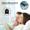 thumbnail image 6 of Eagle Bird Flying Wall Clock 10 Inch Silent Non Ticking Round Wooden Clock Decoration for Living Room Kitchen Bedroom Bathroom Office Classroom, 6 of 8