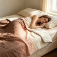 thumbnail image 4 of SUYOLL A Soft Gradient Summer Cooling Blanket Comforter For Cozy Nights And Light Sleep Lightweight Comfortable Have a Nice Sleep, 4 of 7