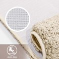thumbnail image 3 of Soft Absorbent Non-Slip Bath Mat, 50x80 cm, Beige, Washable, Skin-Friendly, 3 of 5