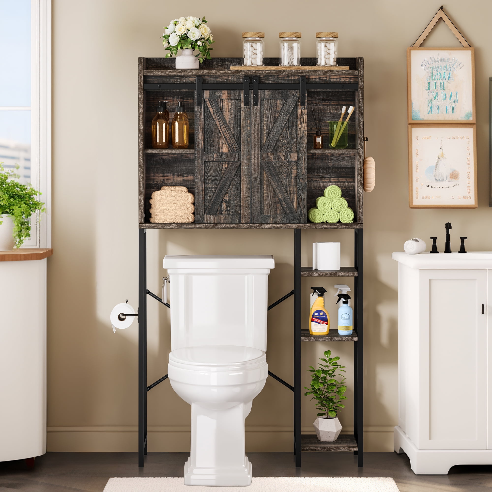 Walmart bathroom storage discount