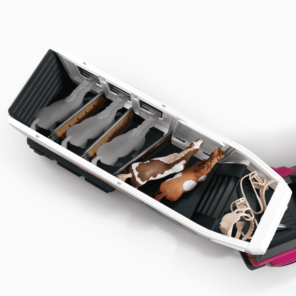 Schleich Lakeside Truck and Trailer Car Playset, 119 Count