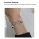 thumbnail image 3 of Qarigey de plata Muñequera Joyería de moda Mano de obra fina Ligero Multipropósito 925 Sterling Dating Hand Pendant Ropa, zapatos y accesorios Miscelánea Qarigey AP018700-01, 3 of 6