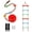Rainbow, variant on RedSwing 6.6 Ft Rope Ladder for Kids, Climbing Ladder with 1 Strap, Great for Swing Set, Outdoor, Tree House, Playground, Ninja Slackline