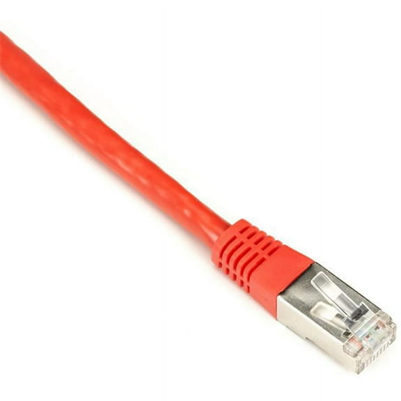Black Box Cat6 250-MHz Shielded, Stranded Cable SSTP [PIMF], PVC, Red, 3-ft. [0.9-m] (evnsl0272rd-0003)