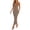 Coffee, variant on Women Summer Dress Halter Neck Striped Sleeveless V Neck Cutout Backless Bodycon Vacation Party Evening Slip Dresses