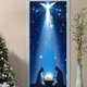 thumbnail image 5 of Cortina navideña para puertas Cubierta para puertas Cubierta decorativa para puertas Tapiz decorativo Cortina para puertas Tapiz para puertas Decoración para fiestas navideñas, 5 of 7