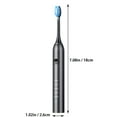 thumbnail image 3 of ZFYXGS Electric Toothbrush for Adults, 8 Brush Heads, Black, 3 of 6