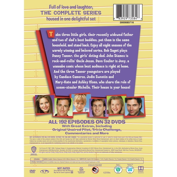 Free Shipping! Full House: The Complete Series (Box Set) [DVD