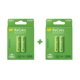 thumbnail image 2 of Pilas Baterías Recargables GP tamaño AA de 2,100mAh 4 piezas, 2 of 7