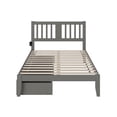 thumbnail image 4 of AFI Tahoe Full Storage Solid Wood Bed with USB Turbo Charger in Gray, 4 of 8