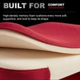 thumbnail image 6 of JONPONY Gaming Chair,400LBS Fabric Gamer Chair with footrest for Adults, High Back Ergonomic Computer Game Chair with Adjustable Headrest and Lumbar Support,Red, 6 of 8