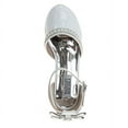 thumbnail image 6 of Badgley Mischka Girls Low Heeled Dress Shoes. (Little Kids and Big Kids) White Patent Size 13, 6 of 7