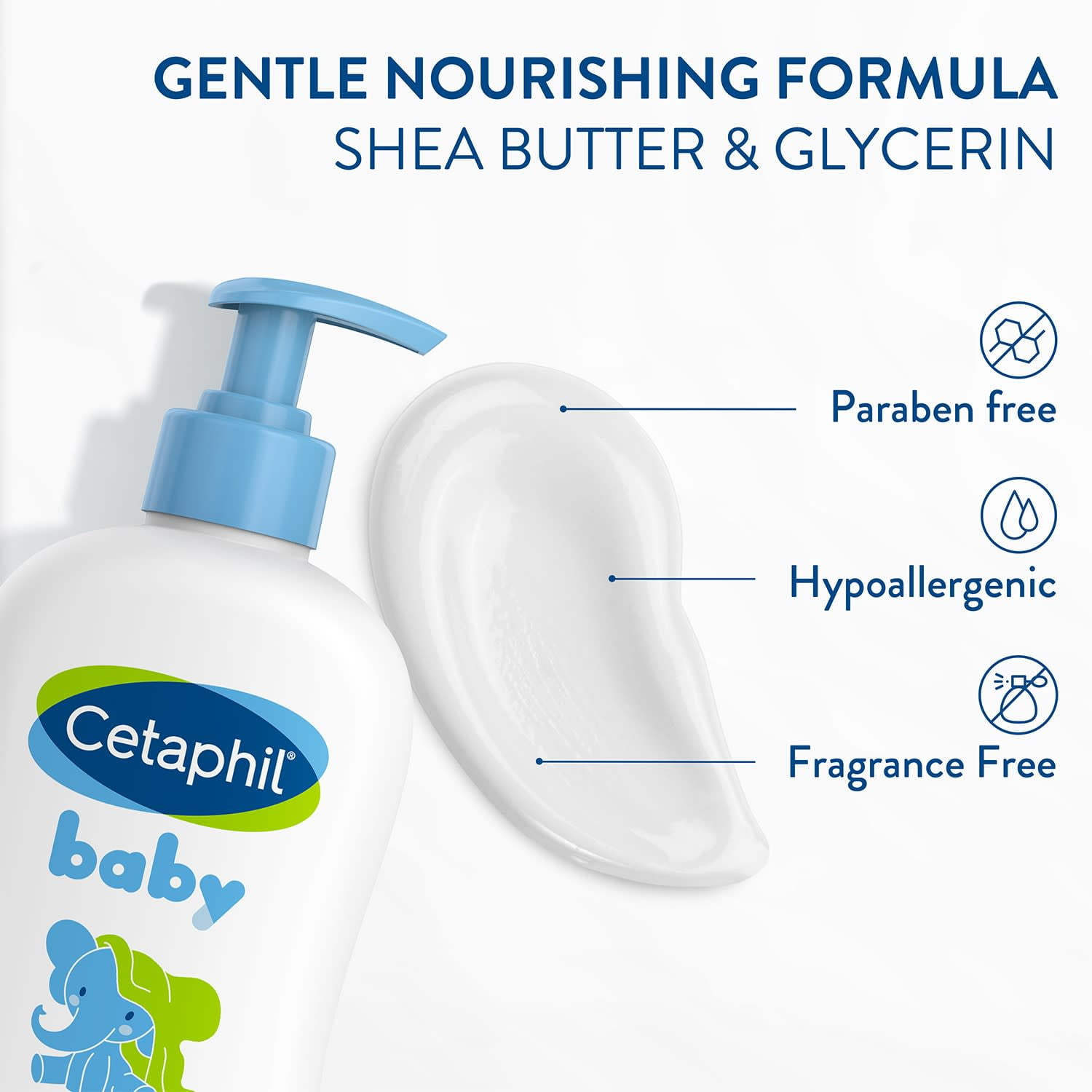 Cetaphil Baby Daily Lotion with Organic Calendula, Sweet Almond & Sunflower Oil, 6.7 fl oz