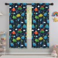 thumbnail image 5 of Blackout Kids Curtains,Colorful Dinosaurs with Palm Trees Childrens Insulated Curtains Set Of 2,Bedroom Essentials,Toddler Room Decor 42"x63", 5 of 5