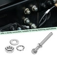 thumbnail image 4 of Uxcell 4-Pack Hex Head Screw Bolt with Nuts Flat & Lock Washers M5x45mm, 4 of 6