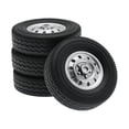 thumbnail image 3 of 8 Piezas Neumático de Rueda de Goma para D12 Mini 1/16 RC Coche Camión de Deriva Repuestos Accesorios, 3 of 5