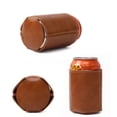 thumbnail image 3 of Naiovety Cubierta de cuero para botella de cerveza, cubierta aislante para bebidas, latas de refrescos o botellas de agua frías y calientes, Barra de herramientas Marrón, 3 of 6