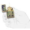 thumbnail image 2 of Zippo Turtle High Polish Brass Pocket Lighter, 2 of 6