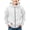 White, variant on KAUOD Boys Girls Long Sleeve Hoodie Sweatshirts Full Zip Up Casual Hooded Hoodies Kids Trendy Solid Lightweight Jacket with Pocket