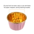 thumbnail image 4 of Uxcell Pink Gold Cupcake Cups, Aluminum Foil Standard Cupcake Liners 150 Pack, 4 of 6