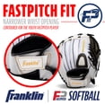 thumbnail image 5 of Franklin Sports Fastpitch Pro Softball Glove, 11 in, White/Gold, Right Hand Throw, 5 of 8