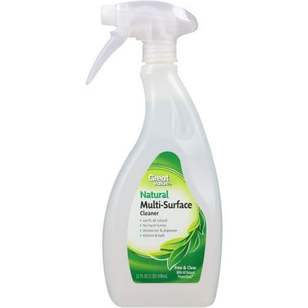 Great Value Natural Multi-Surface Cleaner, 32 fl oz