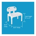 thumbnail image 2 of Carex Bath Universal Transfer Bench with Backrest, Adjustable Height, Supports up to 400 lbs, 2 of 9