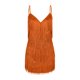 thumbnail image 3 of Puntoco Vestidos Mujer Verano Moda Mujer Sexy V-Cuello Color Sólido Borla Sin Mangas Vestido Falda Corta, 3 of 7