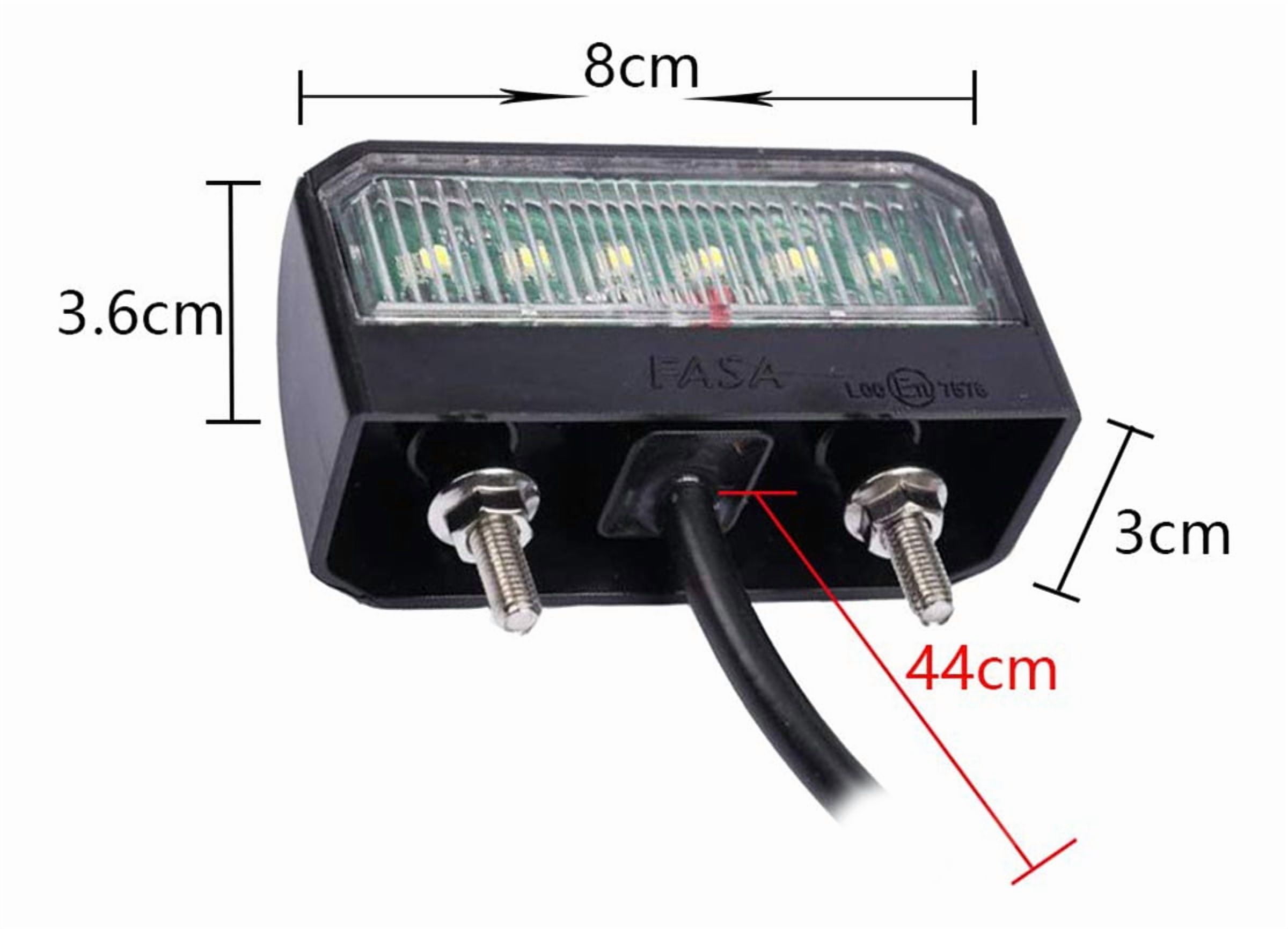 Applicable to License Plate Lights for Trucks, Motorcycles, and Cars