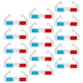 thumbnail image 6 of NICEXMAS 40pcs Universal 3D Anaglyph Glasses Movie Cinema Anaglyph 3D Glasses, 6 of 8