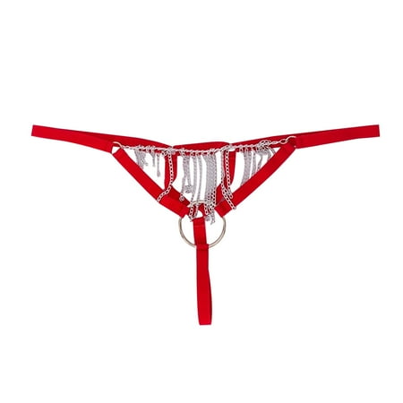 Yuhangmm New Men s Sexy And Underwear Chain Ring Underwear Thong (4) Pregnancy Lingerie for Women plus Size