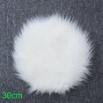 thumbnail image 1 of Soft Faux Rug Household Bedroom Warm Mat Sofa Chair Desk Pad Round Carpet, 1 of 8