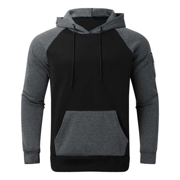 Autumn And Winter Hooded Men'S Sweater Men'S Long Sleeve Sweater Top 2XL