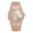 Rose Gold, variant on Luxurious Rhinestone Quartz Watch - Elegant Party Dress Watch for Men Perfect for Everyday Wear and Special Occasions